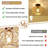 Boho Light Fixtures Ceiling Mount,Mini Rattan Chandelier Light Fixture With Dimmable LED Bulb,Hand Woven Ceiling Light Fixtures Flush Mount For Hallway Bedroom Kitchen Entryway Living Room