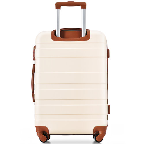 Ikkle 3 Pack Luggage Sets, Durable ABS Hardshell Travel Suitcase with ...