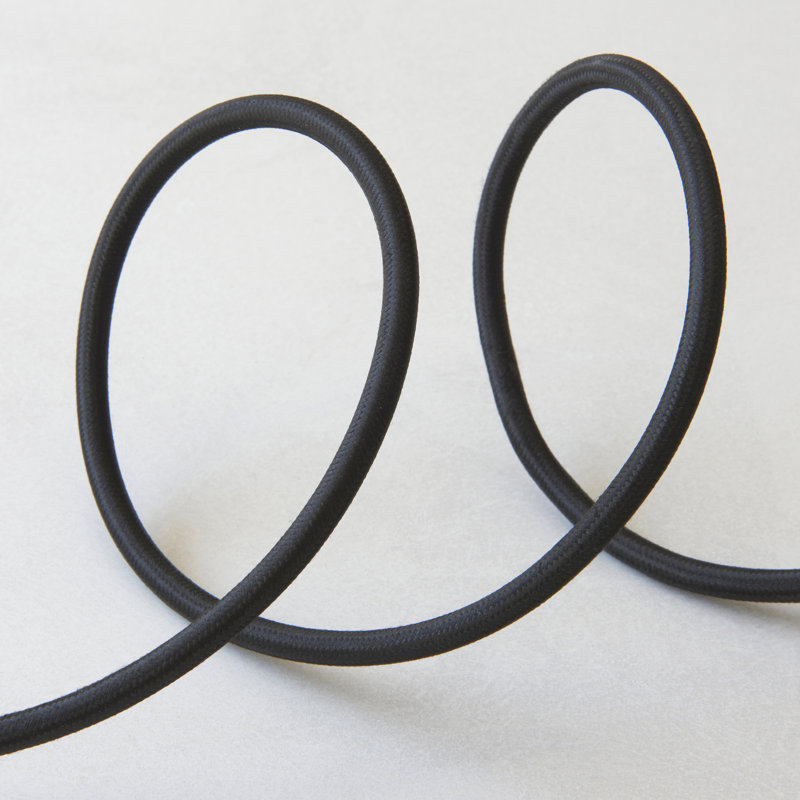 Elton Cable Set for B22 lightbulb, Brass/Black