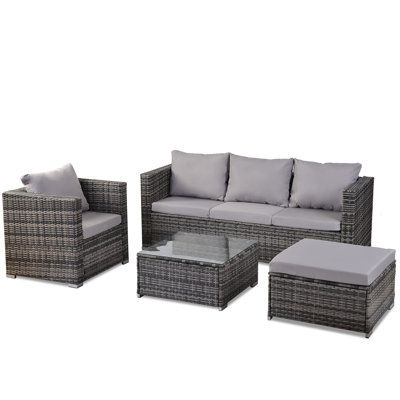 Godana 5 Seater Rattan Conversation Set