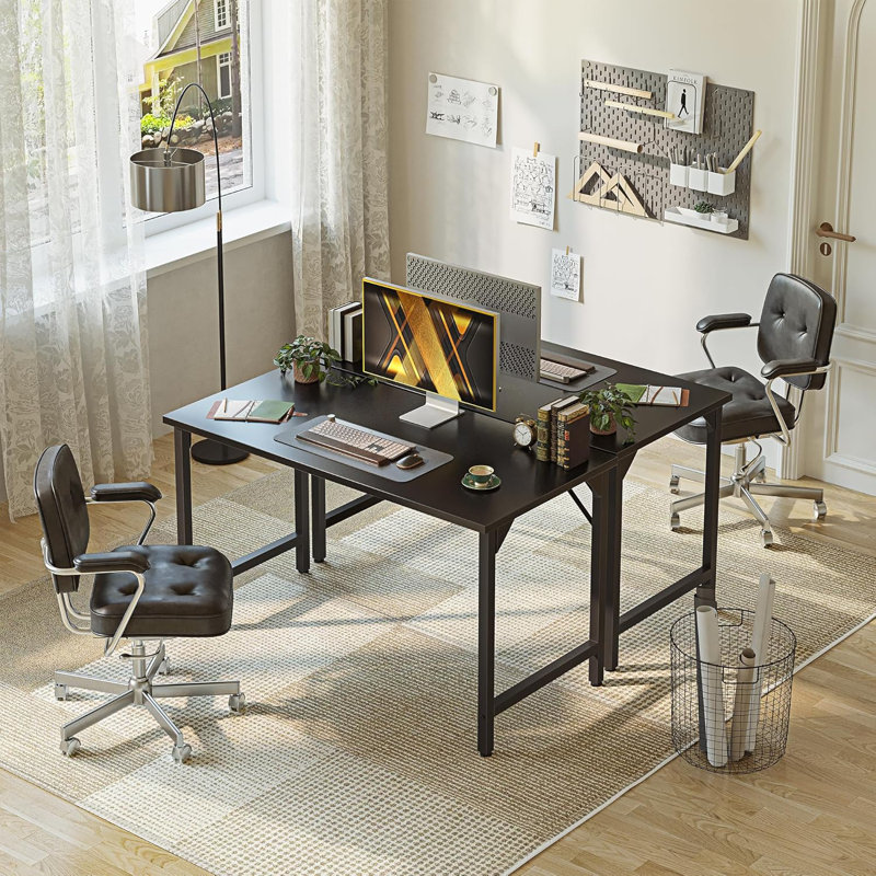40-Inch Computer Desk, Black
