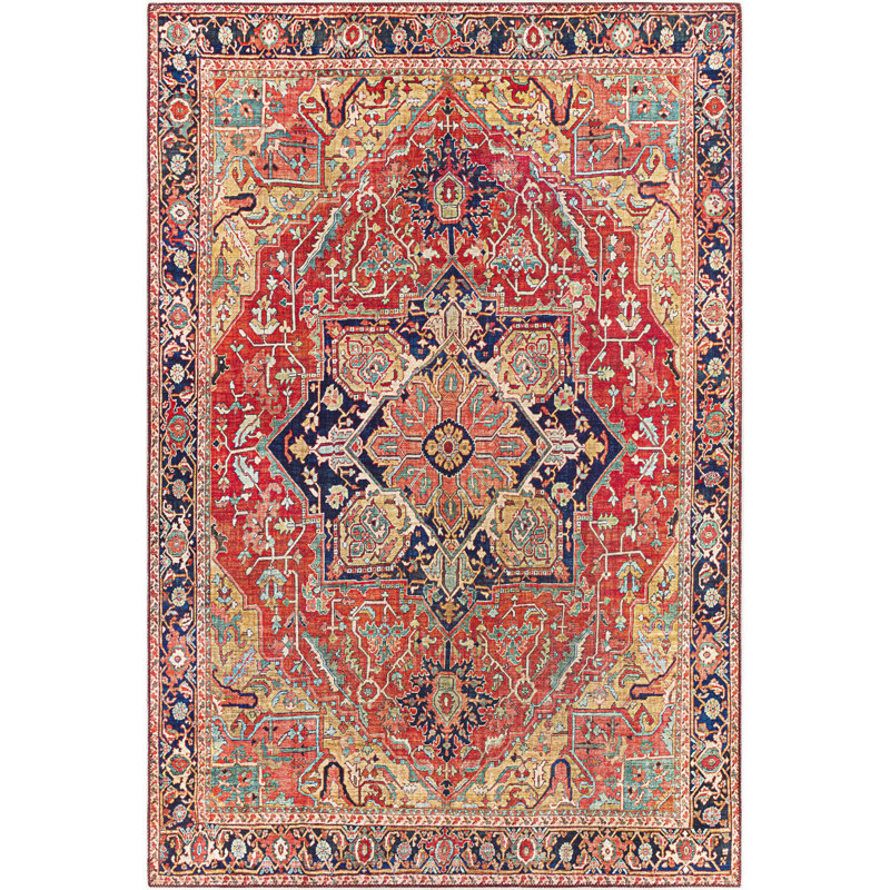 Fleckenstein Oriental Rust Area Rug, Rectangle 3'6" x 5'6"