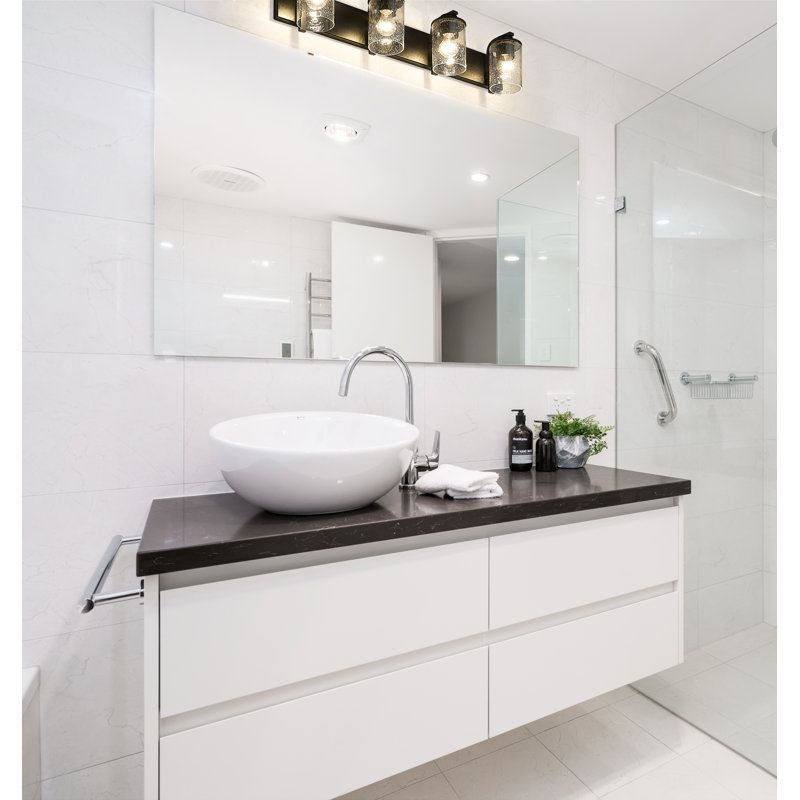 Anatolie 4 - Light Dimmable Vanity Light, Matte Black