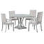 Table de salle à manger extensible avec 4 chaises pour la salle à manger