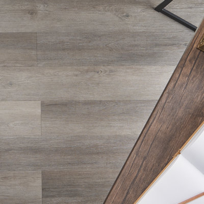 Lujo 28 MIL Wood Look 6" x 48" Rigid Click-Lock Luxury Vinyl Tile Flooring (27.39 Sq. Ft. / Case)
