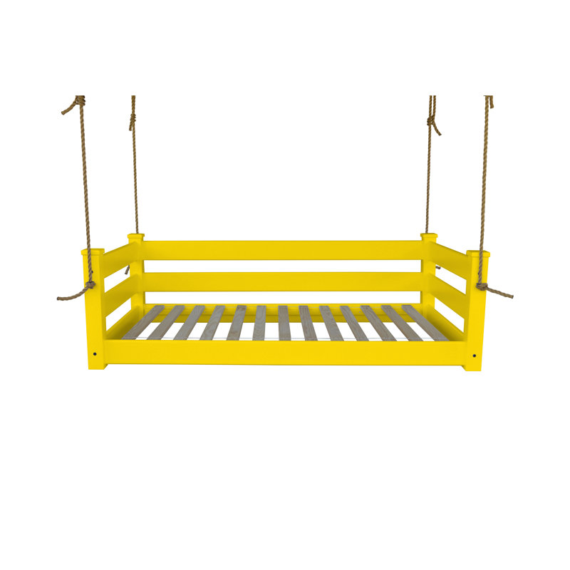 Lit de jour Devell, Simple, Jaune canari