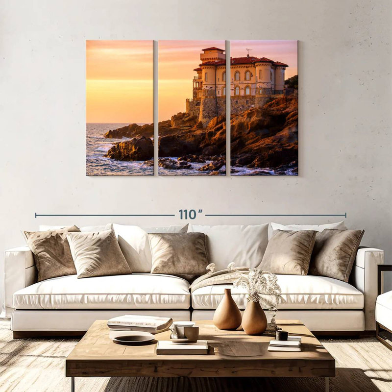 Lilie Boccale Castle, 48" H x 74" W