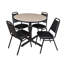 Table de salle à manger Neyland Cain-32520580-32520575