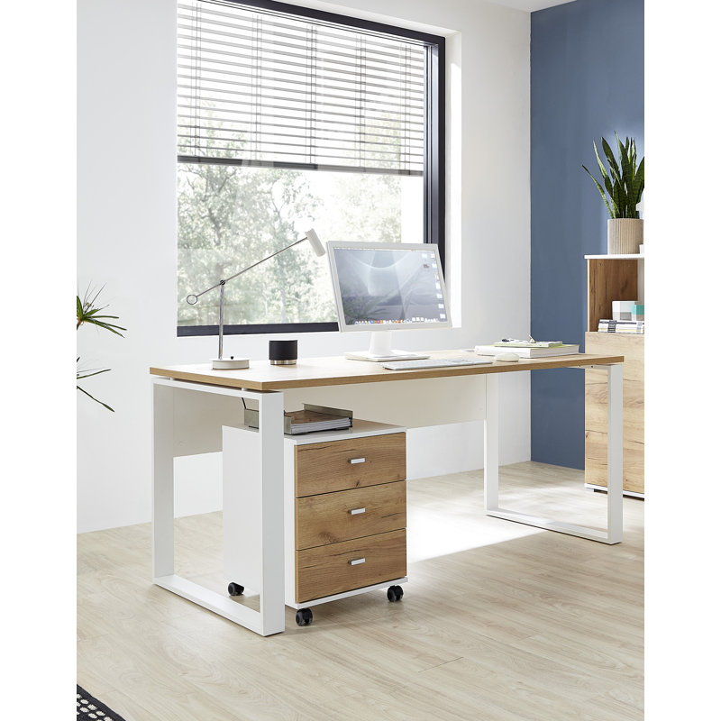 2 Piece Writing Desk Office Set