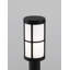 Black Metal Bollard Light