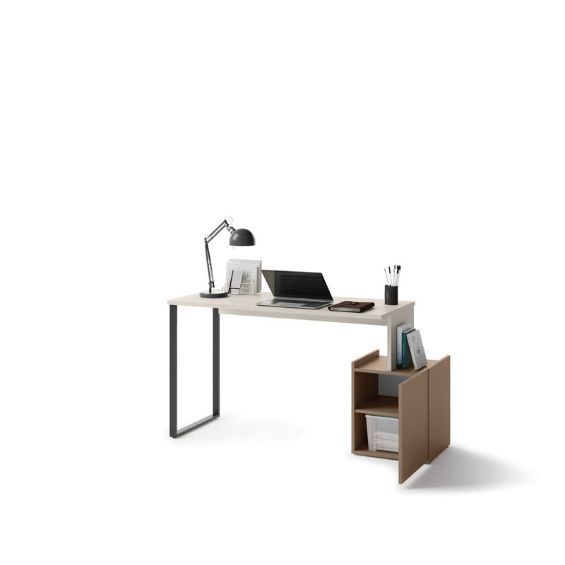 Cvetka Metal Base Writing Desk