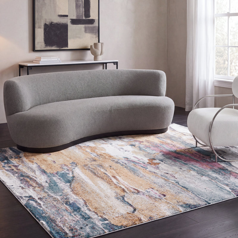 Aria Performance Abstract Indoor Rug, 5'-1" X 7'-3" Rectangle