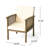2Pcs Wood Outdoor Club Chairs - Comfortable Seating And-1841238080