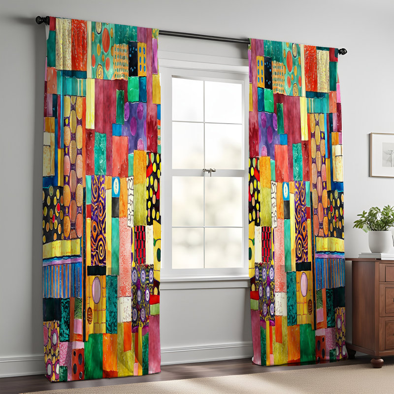 Paire de rideaux obscurcissant en polyester Amyriah, L 20 po x L 82 po