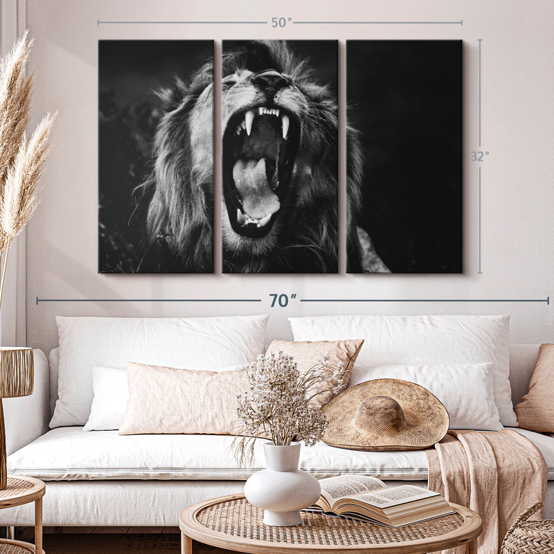 «Wild Sans titre I» sur toile, 32" H x 50" W x 1.25" D