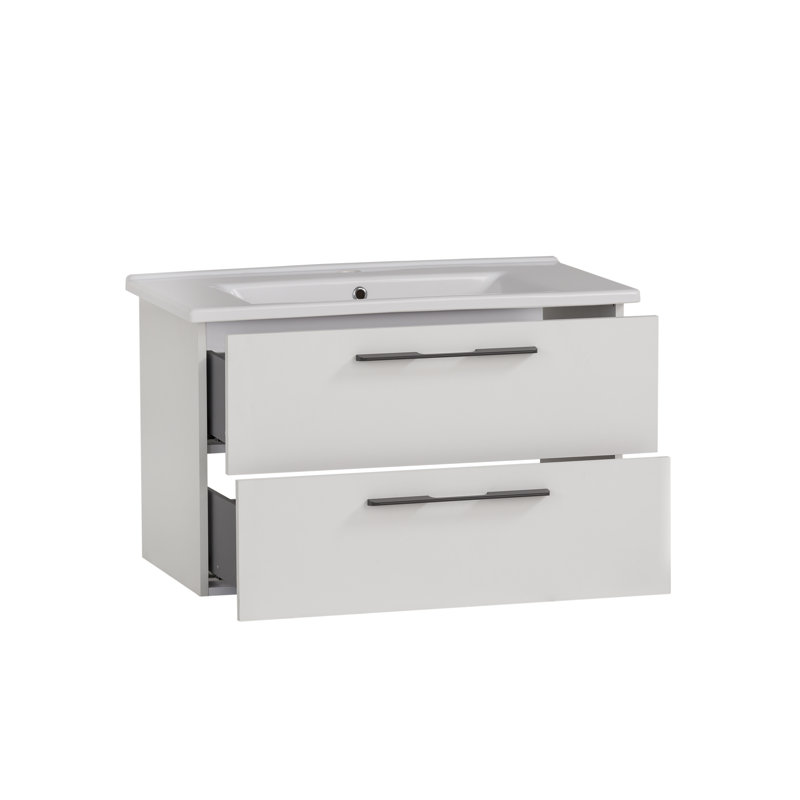 Maxim 85mm Single Bathroom Vanity with Undermount Ceramic Basin