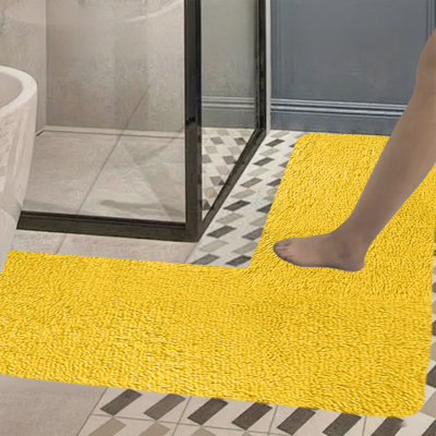 Tapis en peluche Tapis à tapis pour salle de bain