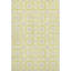 Tapis jaune en tweedy lavable à la machine Premium-371442304