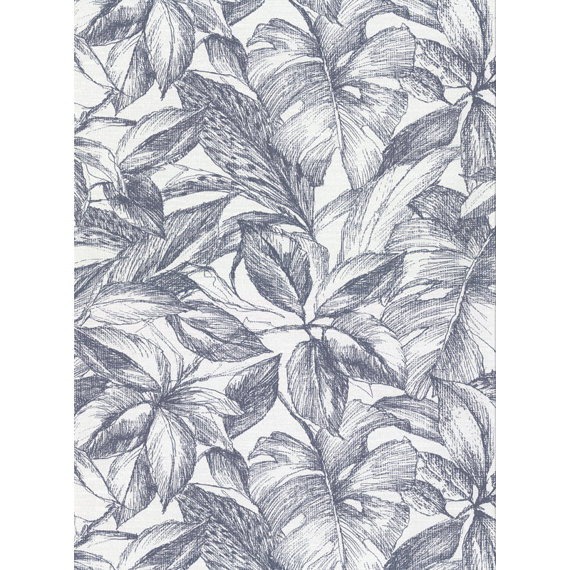 Rouleau de papier peint Simone Denim L 27 pi x l 27 po, En jean