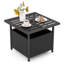 Table d'appoint en osier et rotin -2071975701