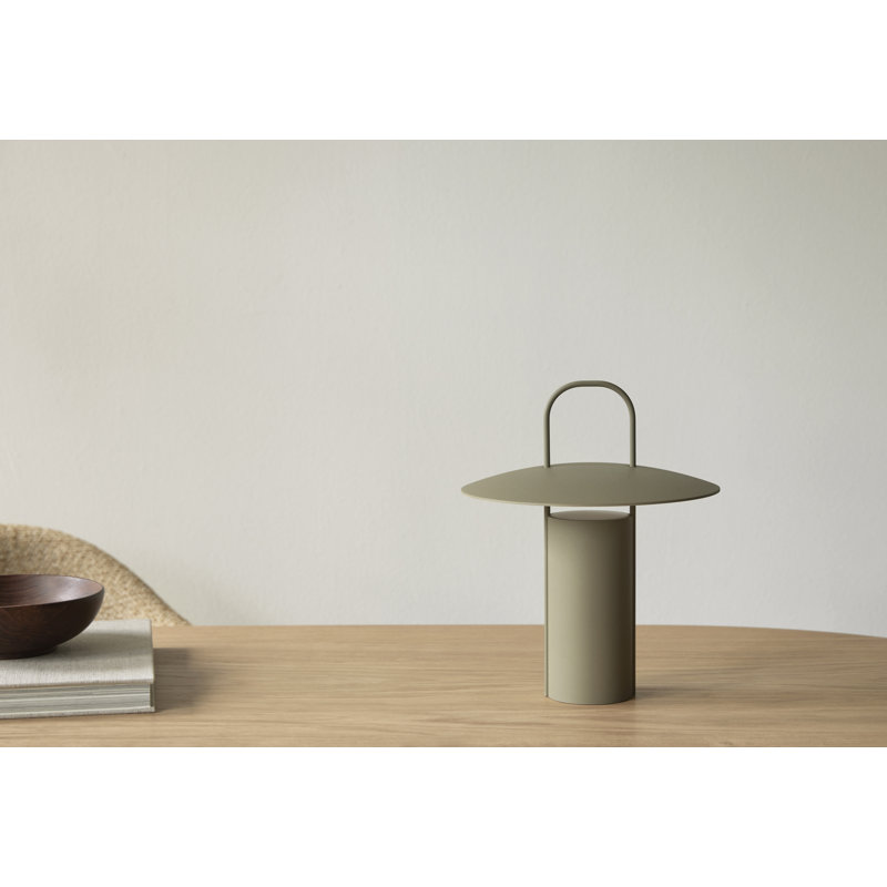 Ray LED Table Lamp, Dusty Green