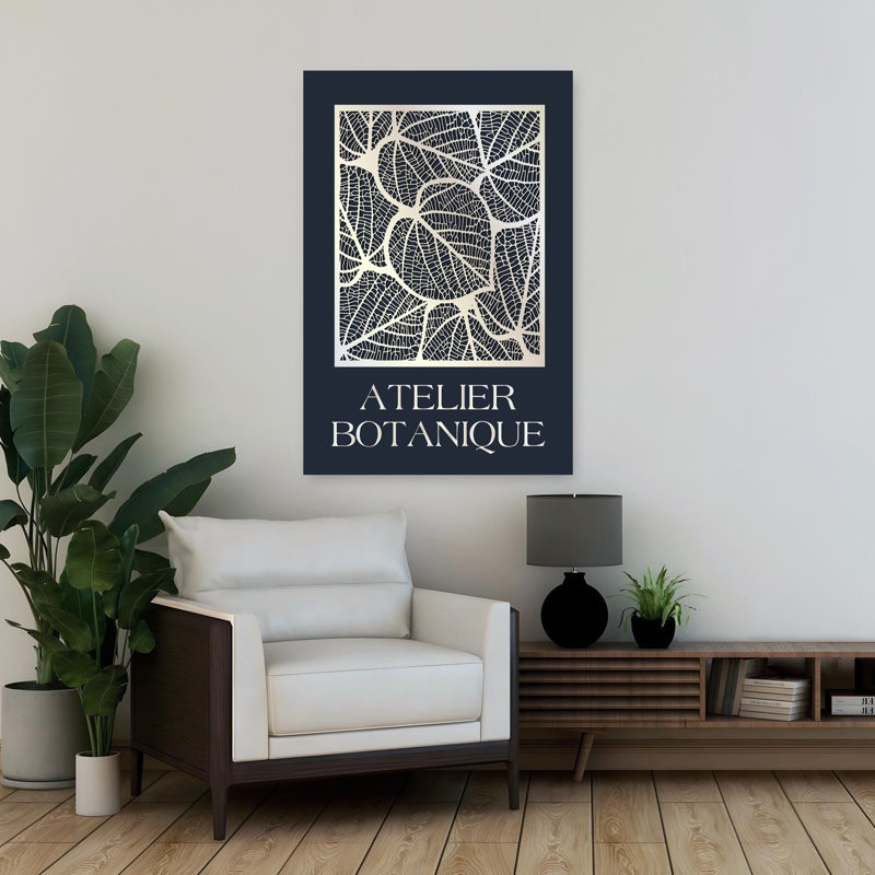 Atelier Botanique, art contemporain abstrait, H 36 po x l 24 po