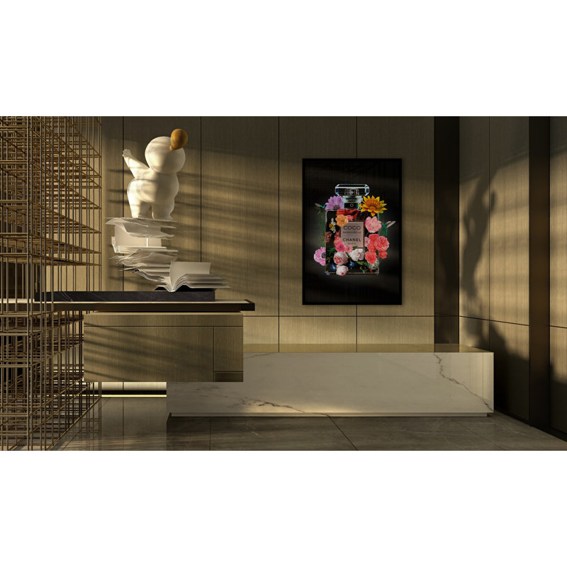The Perfume Collection V - No Frame Rectangle Print, Black Frame, 135cm H x 90cm W x 10cm D