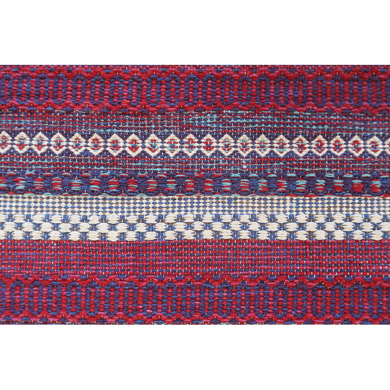 Saffron Striped Hand Woven Area Rug, Rectangle 120 x 170cm