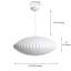 Luminaire suspendu géométrique 1 lumière Duvernay-111235042