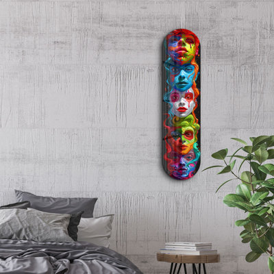 Peinture décorative en verre trempé