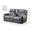Canapé inclinable à accoudoirs arrondis 90 po-88341268