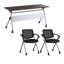 Table de formation et 2 chaises pliantes avec accoudoirs Bush Business Furniture Envision-105356727-105356728