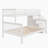 Stairway Twin-Over-Full Bunk Bed With Storage And Guard Rail For Bedroom, White Color(OLD SKU :LT000019AAK)-2065943136