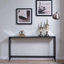 Console étroite et longue avec plateau en miroir Lathem-1252914956-1252914959