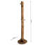 Cassady Solid Wood Freestanding 5 - Hook Coat Stand