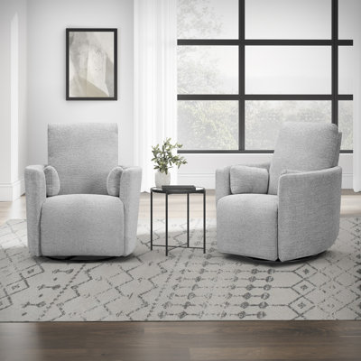 Coiscou Manual Swivel Glider Recliner Two Pack