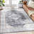 Oriental Machine Washable Rug with Rubber Backing for Living Room Vintage Non-Slip Dining Room Rug Easy-Cleaning Floor Carpet for Bedroom-595098195