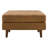 Geo 30'' Square Genuine Leather Tufted Upholstered Ottoman-119919581