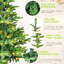 Arbre de Noël illuminé 7 pi