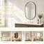 Miroir mural ovale pour salle de bain avec verre trempé et cadre en aluminium-1672222456-1672222462
