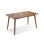 Brown Rectangular Solid Dining Table For Dining Room/Kitchen