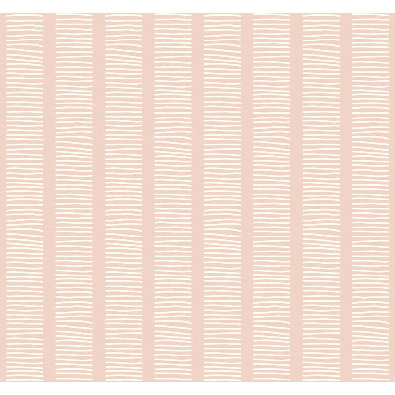 Rouleau de papier peint L 27 pi x l 27 po Spivey, Coucher de soleil rose