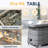 Parma 5-Piece Pe Wicker Outdoor Firepit Set With Rising Table And Cushions-1450589493-1450589483