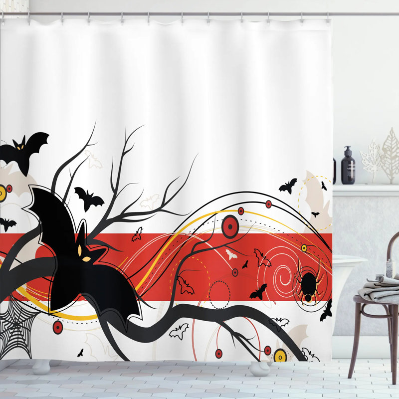 Shower Curtain Set + Hooks, 84" H x 69" W
