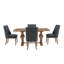 Banks 5PC Set Table 4 Grey Chairs-101121261