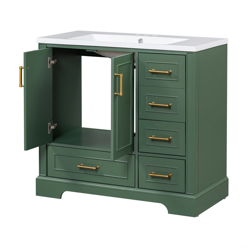 Armoire autoportante Erdda, Vert