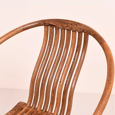 Chaise berçante en bois massif de style nouveau style chinois