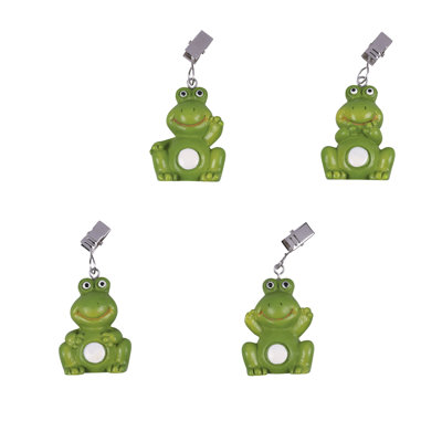 Frogs tablecloth weights, pack of 4