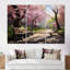 «Pink Springtime Park Floral Canopy III», art mural sur toile-1905621310-1905621309