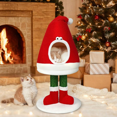 Grattoir de Noël, centre d'activité d'arbre à chat